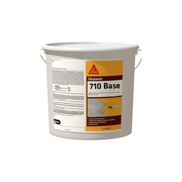 Sika Sikalastic 710 Base Crack-Bridging Waterproofing Base Coat Gray 5 Gallon 189328 - main